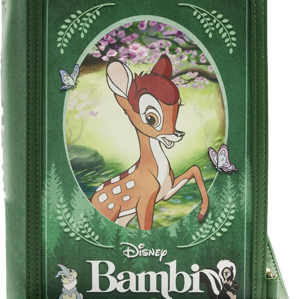 Loungefly DISNEY CLASSIC BOOKS BAMBI CONVERTIBLE CROSS BODY BAG